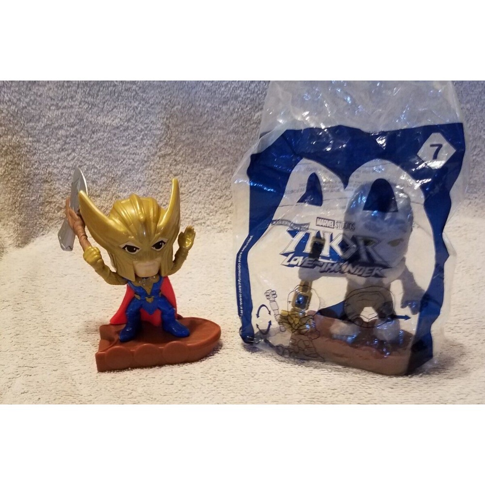Marvel Thor Love‎ And Thunder McDonalds 2022 Happy Meal Toys Lot 2